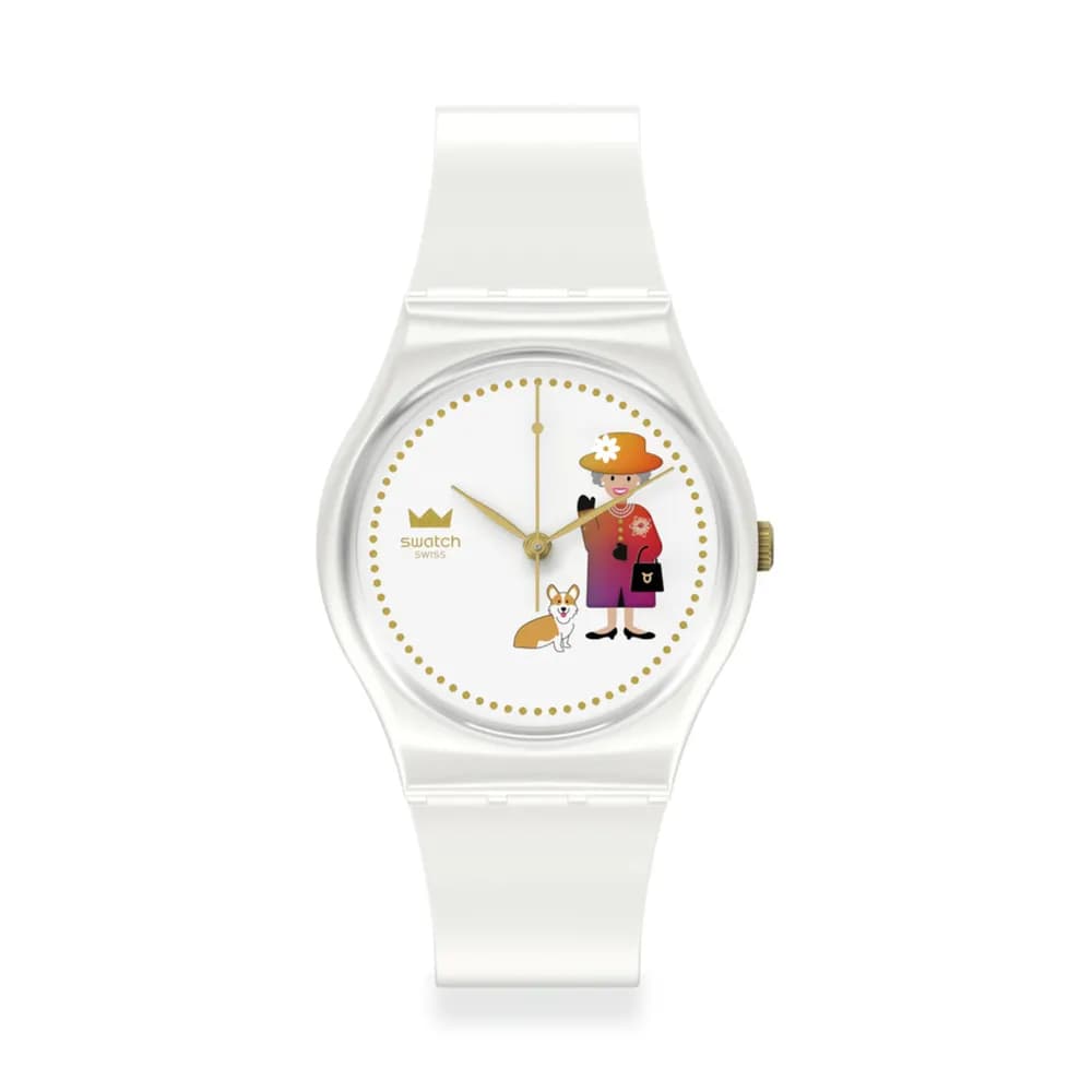 Swatch Montre quartz Femme Gent Blanc