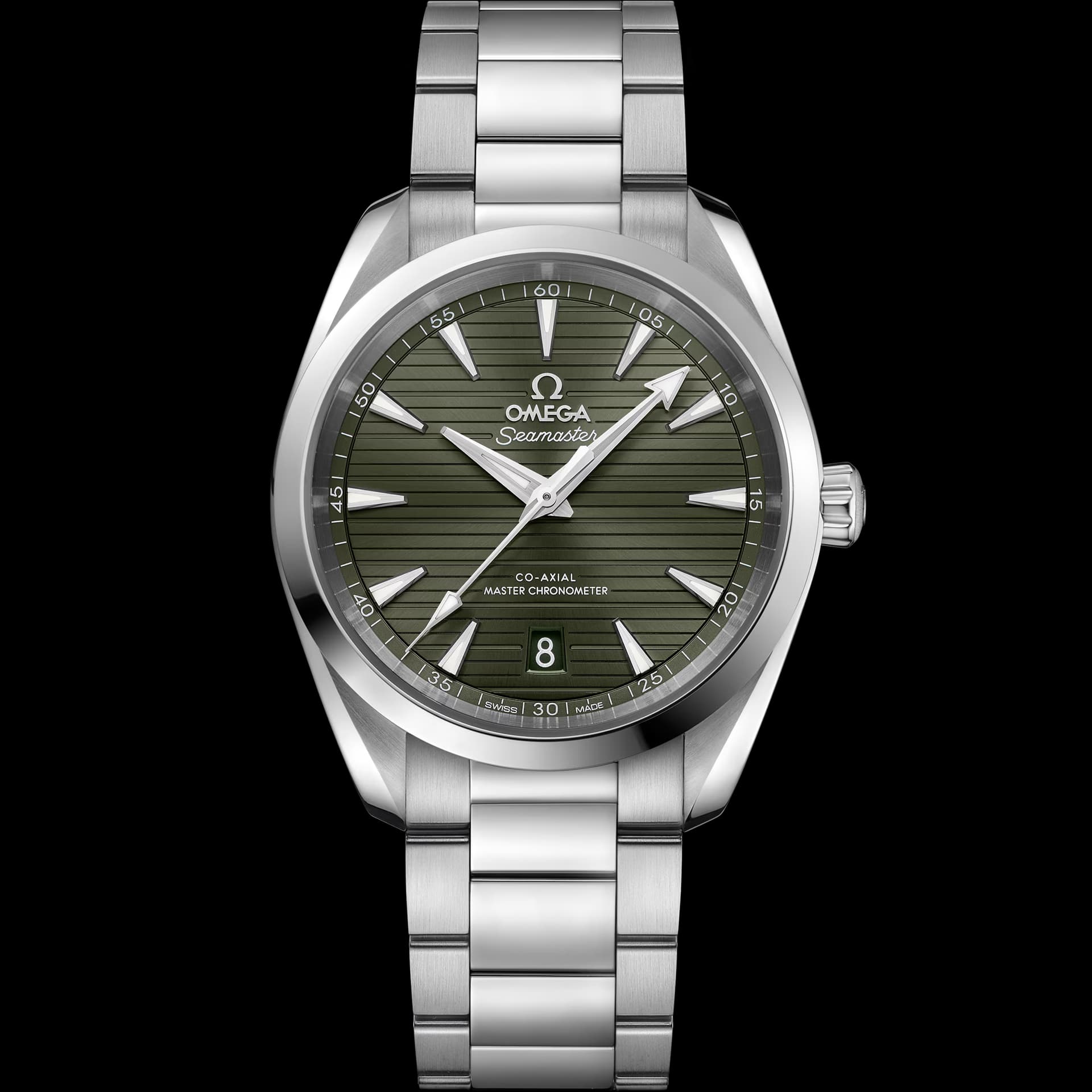Omega Seamaster 38 mm, acier sur acier