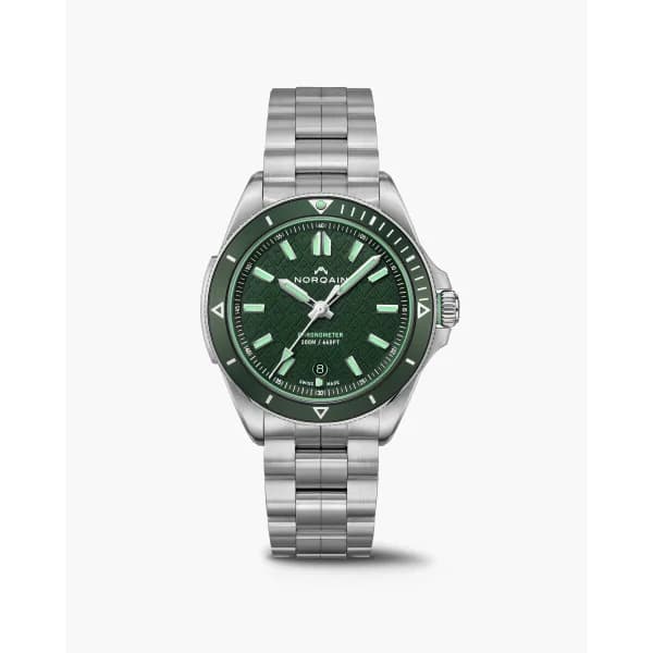NORQAIN Montre Norqain Adventure 40mm Cadran Vert Foncé Bracelet Acier Inoxydable