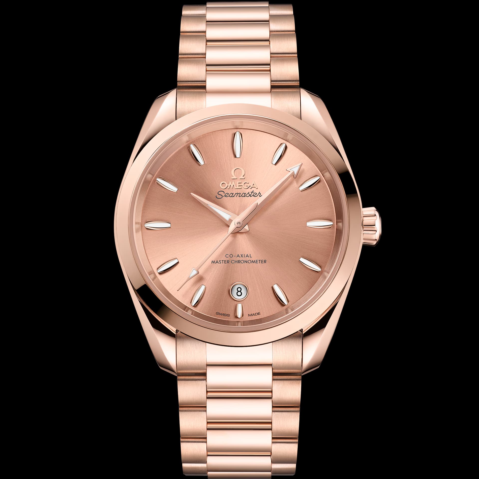 Omega Seamaster 38 mm, or Sedna™ sur or Sedna™