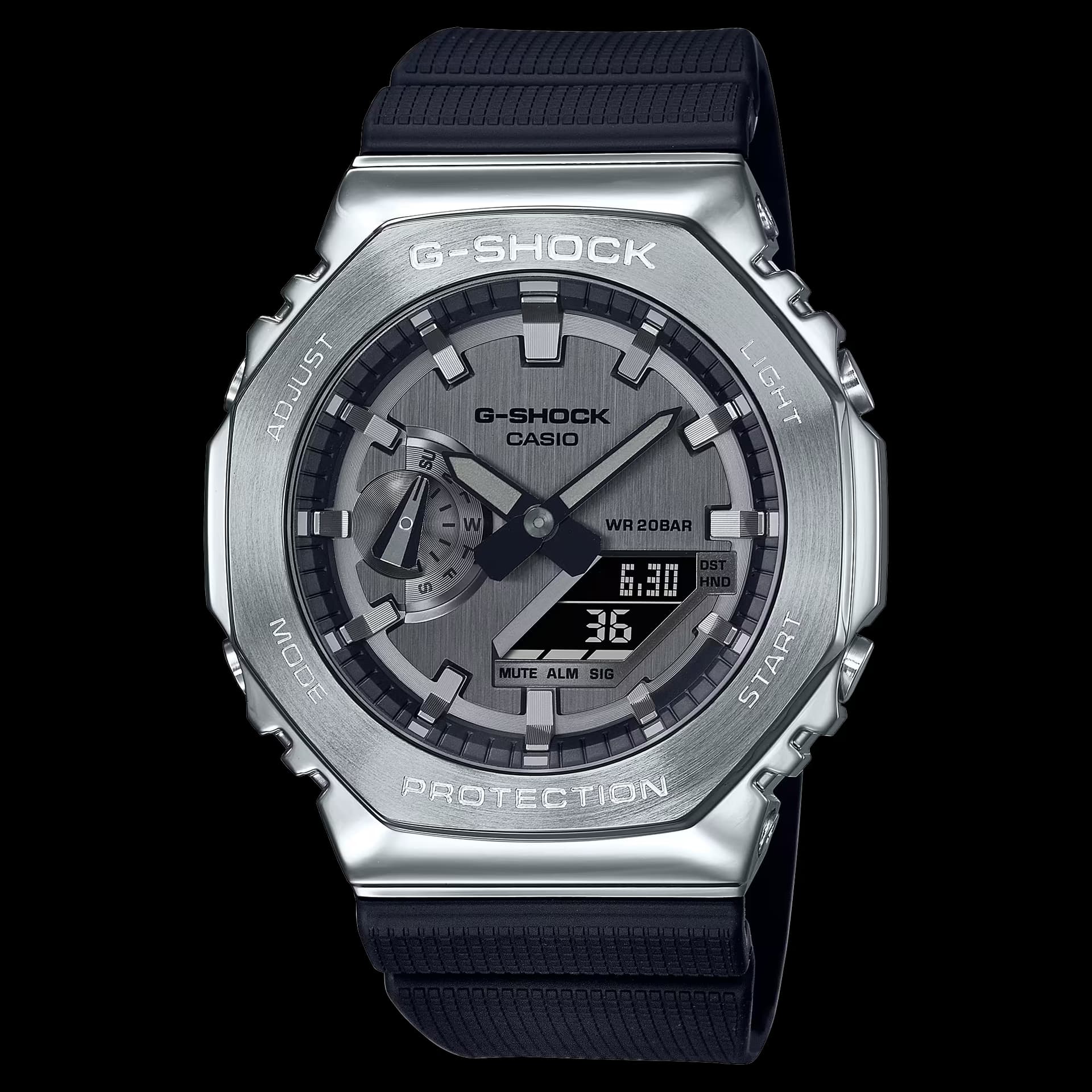 Casio G-Shock GM-2100 — boîtier acier