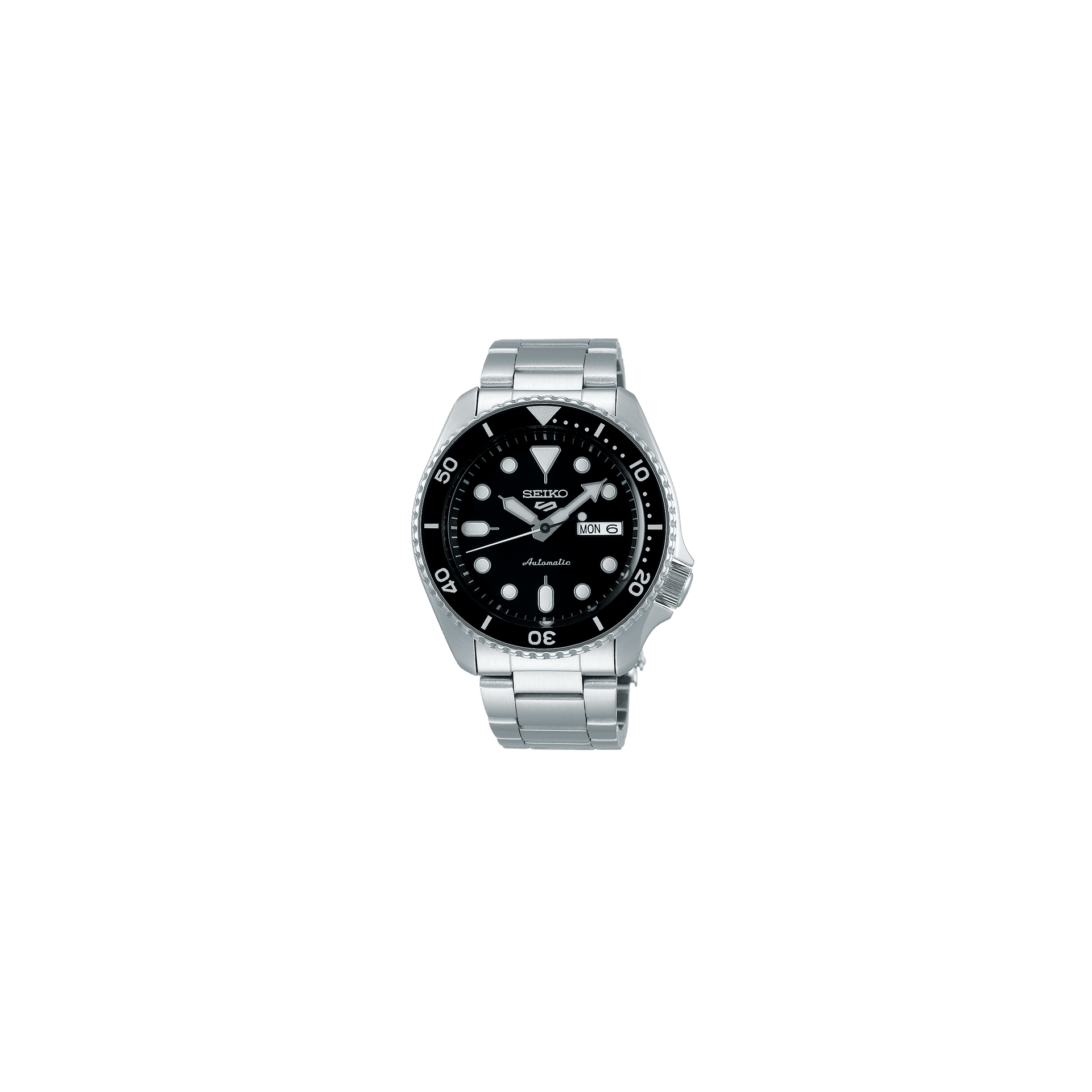 Seiko 5 — cadran noir 42 mm