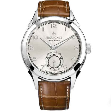 Pequignet Montre Pequignet Royale Manuelle Mécanique Cadran Argent - 9080433-AGF