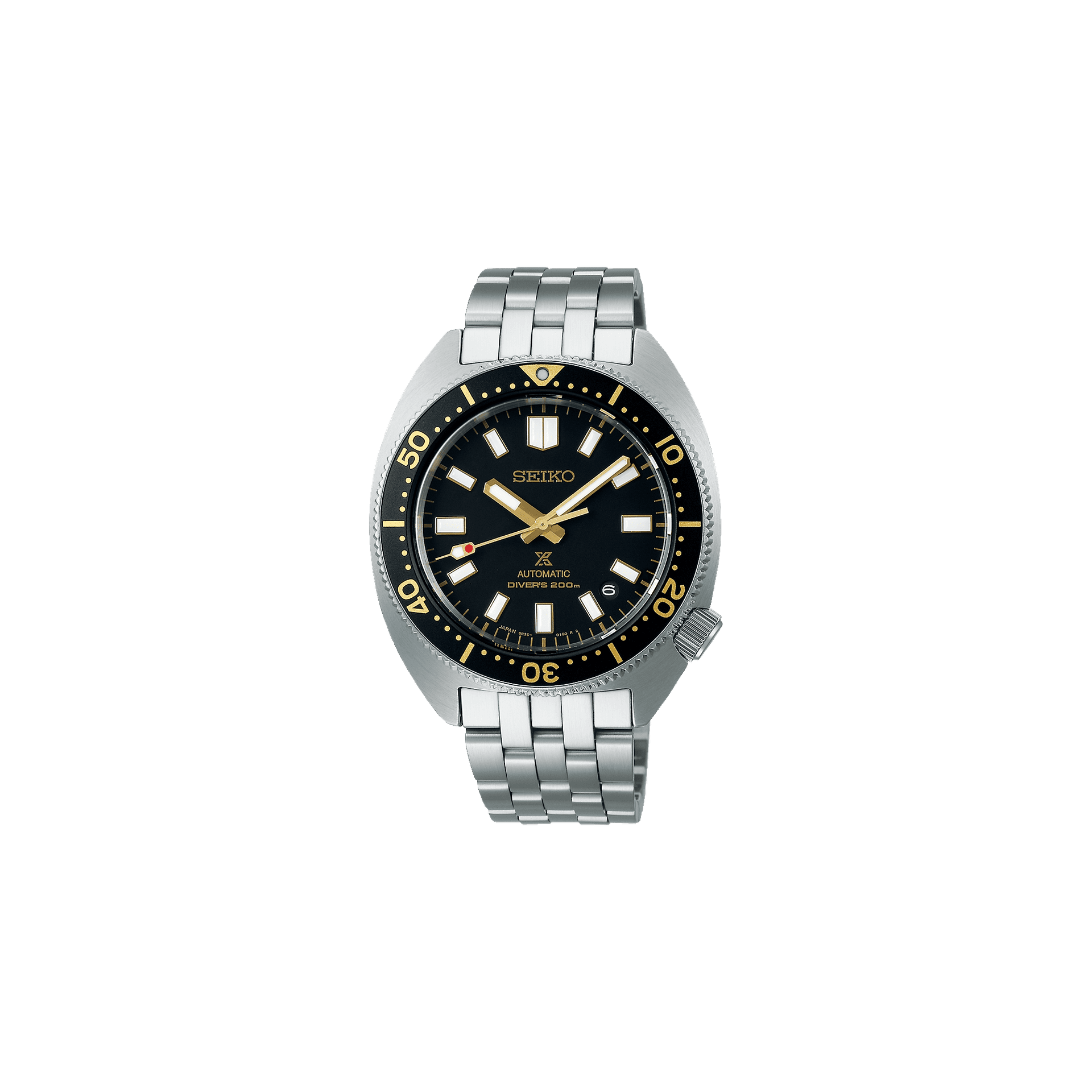 Seiko Montre Seiko Prospex Automatique Turtle Noir Doré