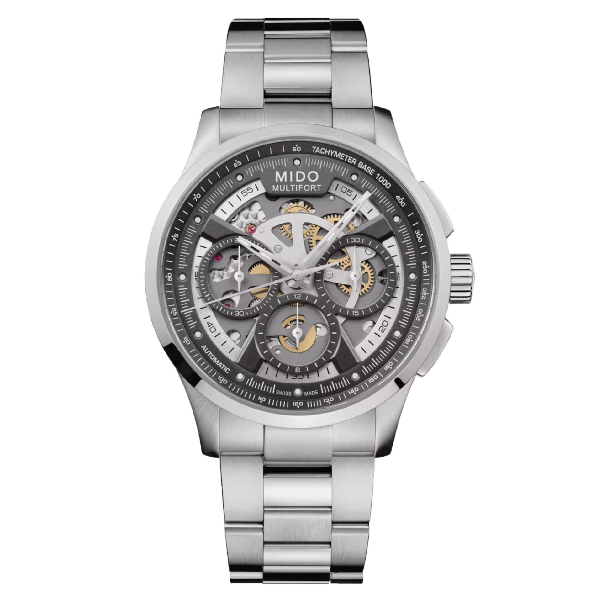 Mido Montre Mido Multifort Skeleton Chronograph 43 mm- M038.662.11.060.00