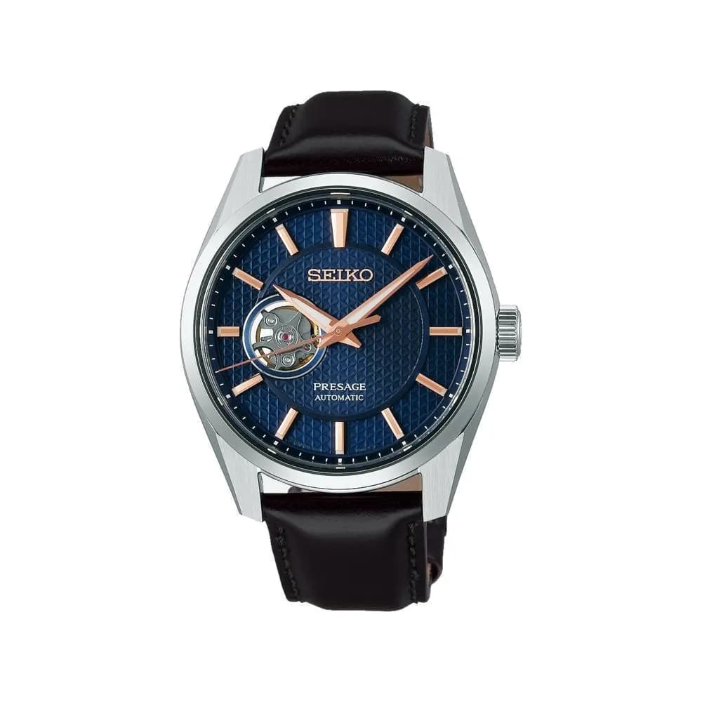 Seiko Presage — bracelet marron