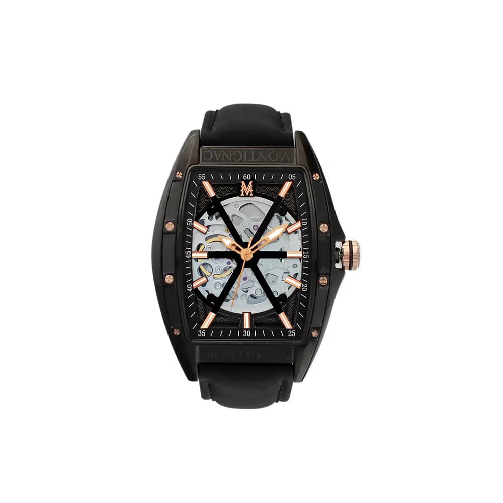 Montignac Montre automatique Homme Round Noir