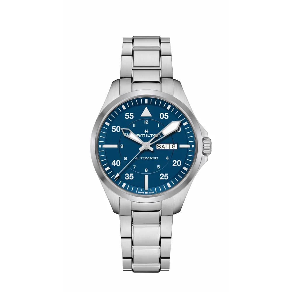 Hamilton Montre automatique Homme Khaki aviation Bleu
