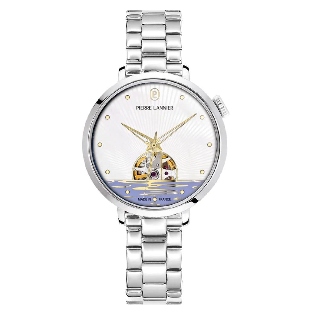 Pierre Lannier Montre Pierre Lannier Australe Nacre Blanche