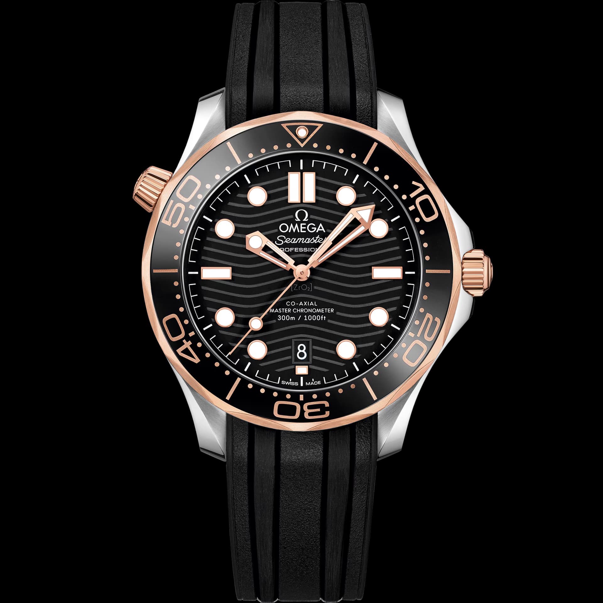 Omega Seamaster 42 mm — cadran noir