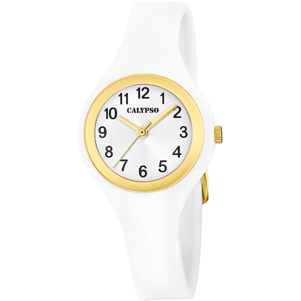 Calypso Montre Calypso en Caoutchouc Blanc