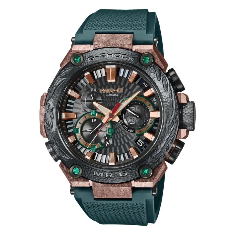 Casio G-Shock MRG Kurogane-Tsuba — boîtier revêtement dlc doré