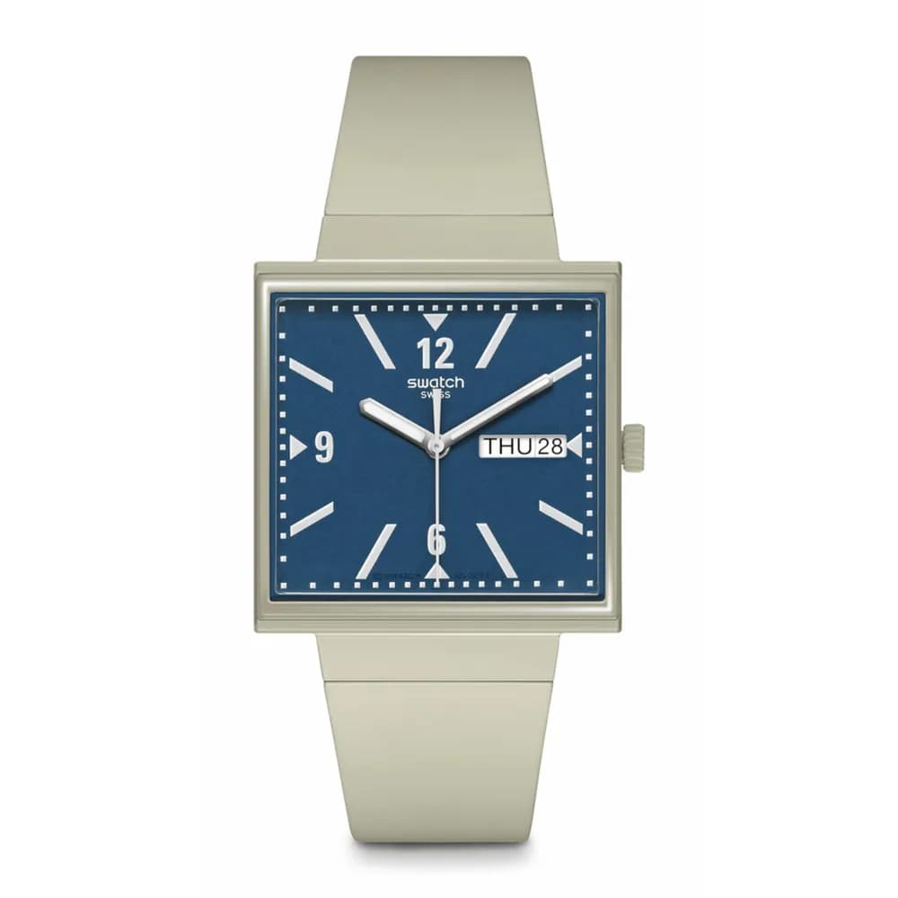 Swatch What if — boîtier beige