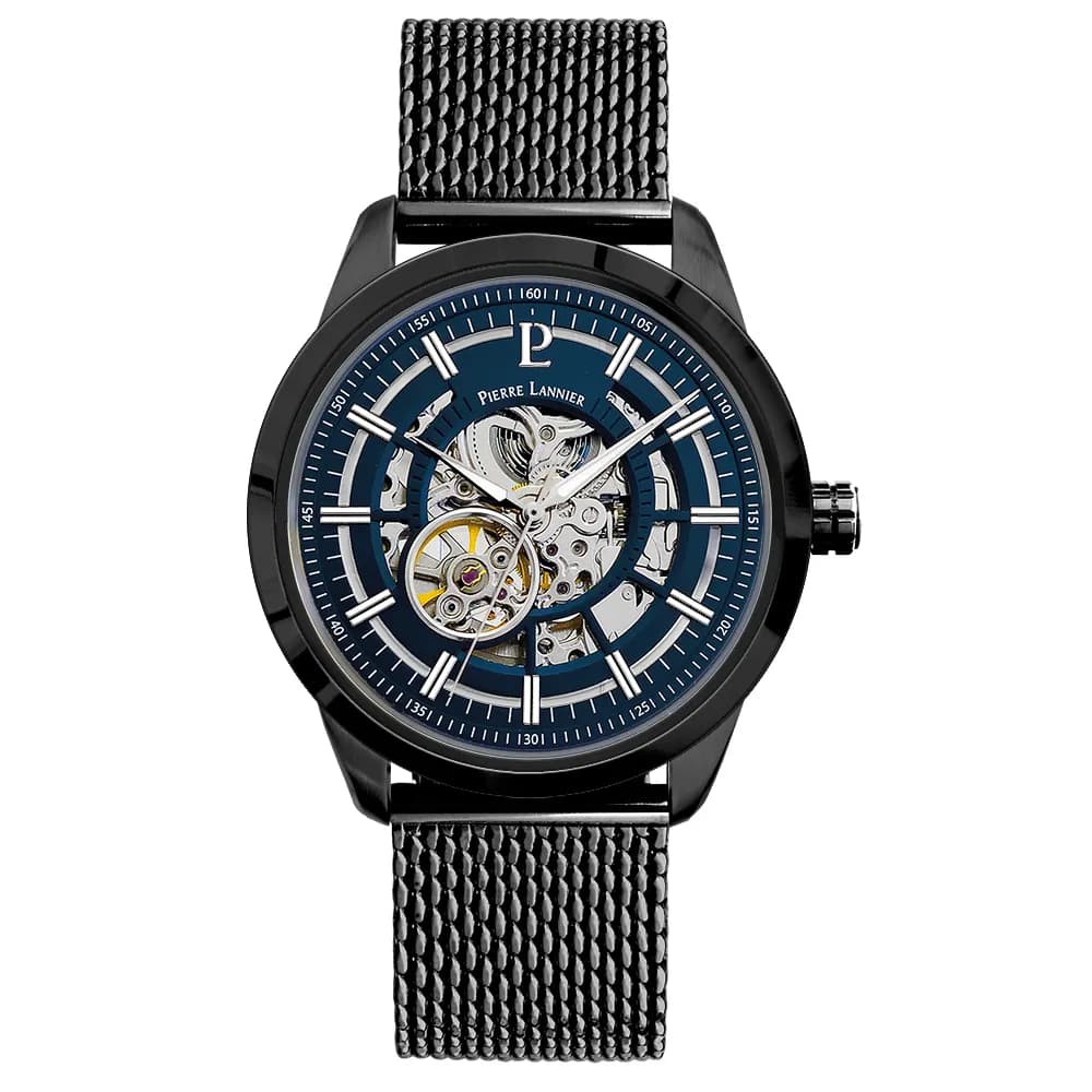 Pierre Lannier Montre automatique Homme Automatic Bleu