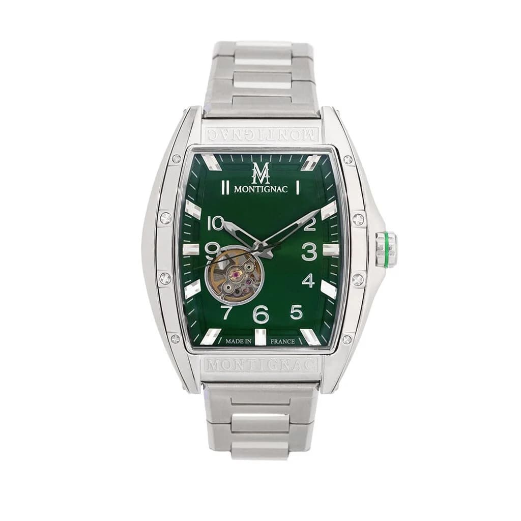 Montignac Montre Automatique Montignac en Acier Argenté