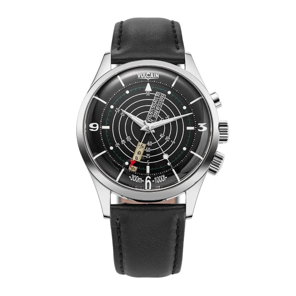 Vulcain Nautical Black White Luminova