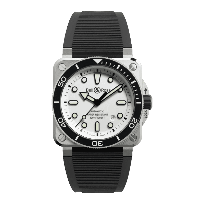 Bell & Ross Bell & Ross BR-03 Diver White Steel