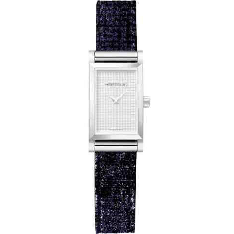 Michel Herbelin Bracelet montre interchangeable Mauna Loa Velours Brillant Bleu Bleu - BRAC17048A119