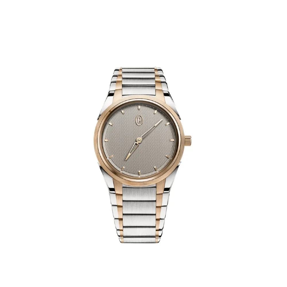 Parmigiani Fleurier Tonda Pf Automatic Steel Rose Gold Sand Grey