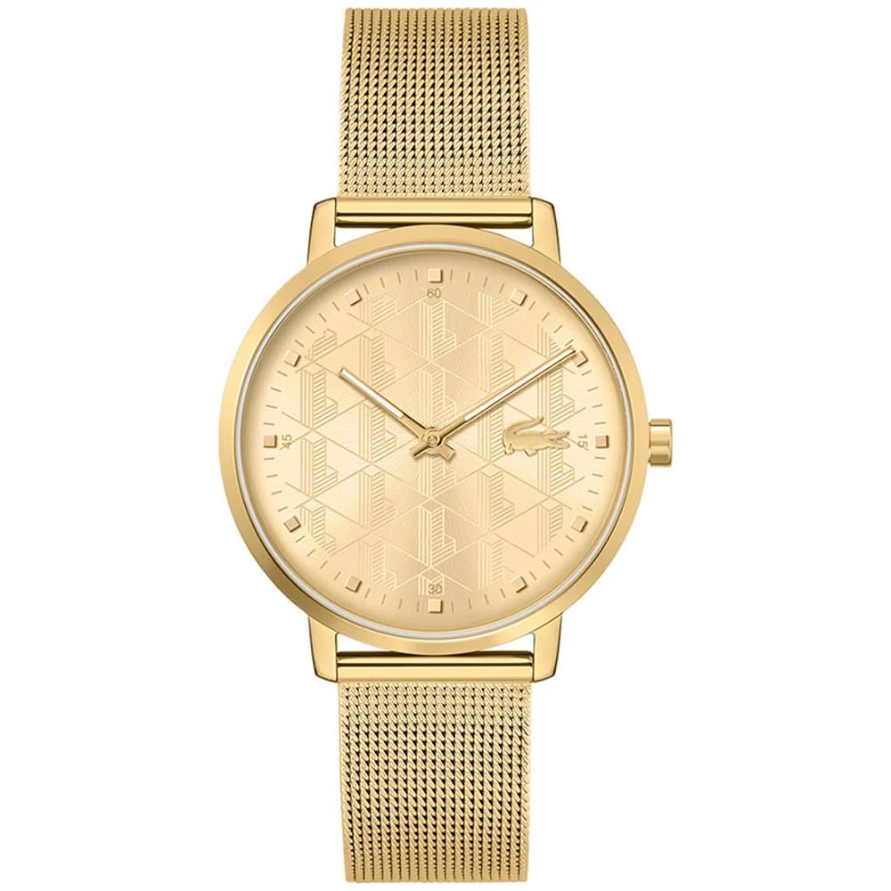 Lacoste Montre Lacoste Collection Crocorigin en Acier et PVD Doré