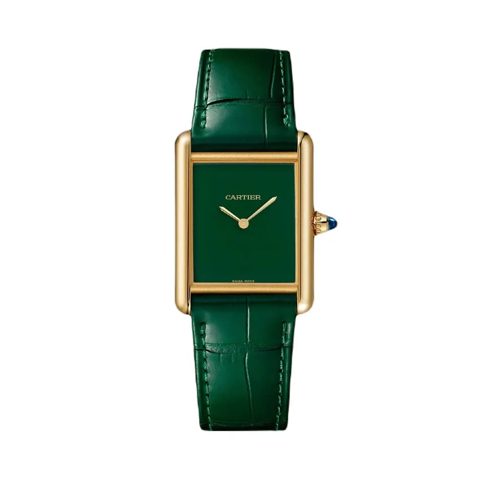 Tank Louis Cartier — cadran vert