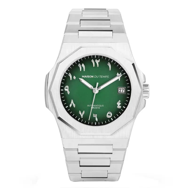 Maison du Temps Montre MTZeta Arabic Vert Acier 1003-A