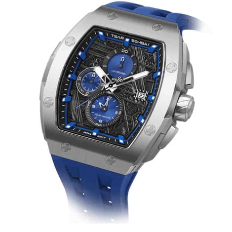 Tsar Bomba Montre Tsar Bomba - Elemental Series - Quartz II - Bleu & Argent - TB8211QII09