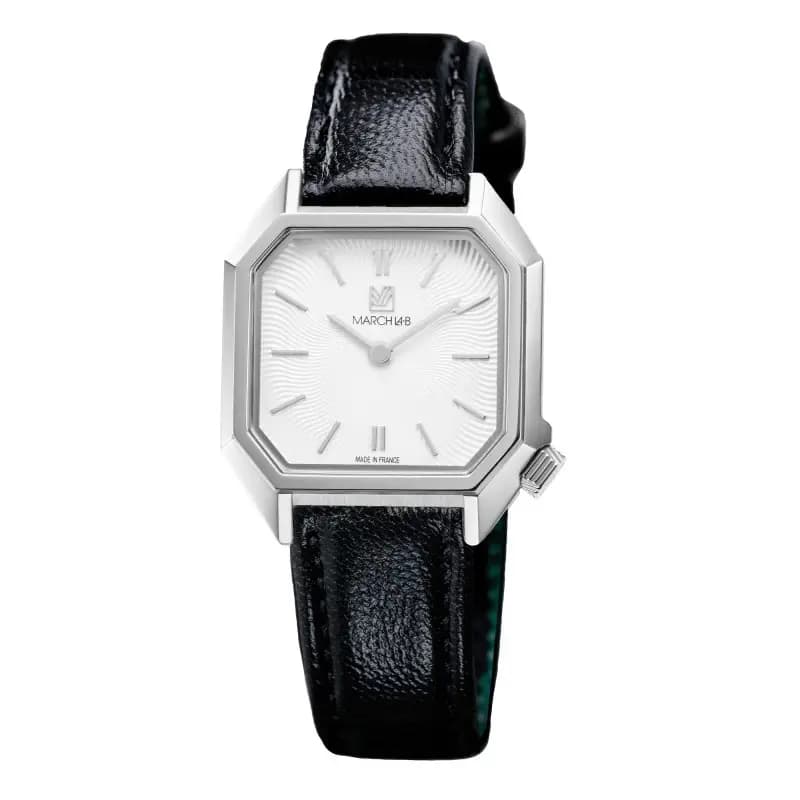 March LA.B Montre March LA.B Lady Mansart Electrique Spirale Blanc Acier poli-brossé 9 maillons