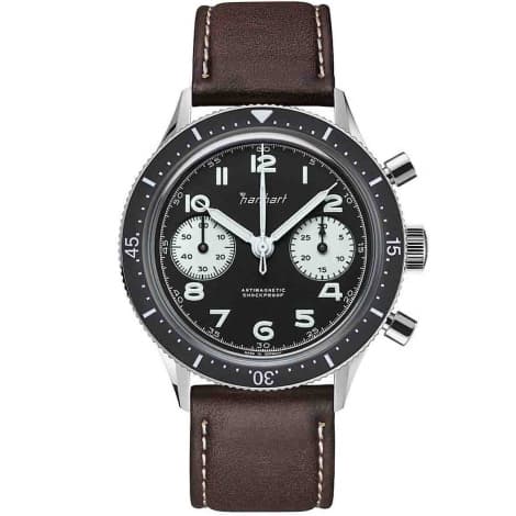 Hanhart Montre Hanhart 415 ES Reverse Panda Mécanique diamètre 39 mm- H703.211-8110-CMF
