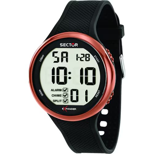 Collection Ex-17 Montre Homme Sector Plastique Noir R3251277002