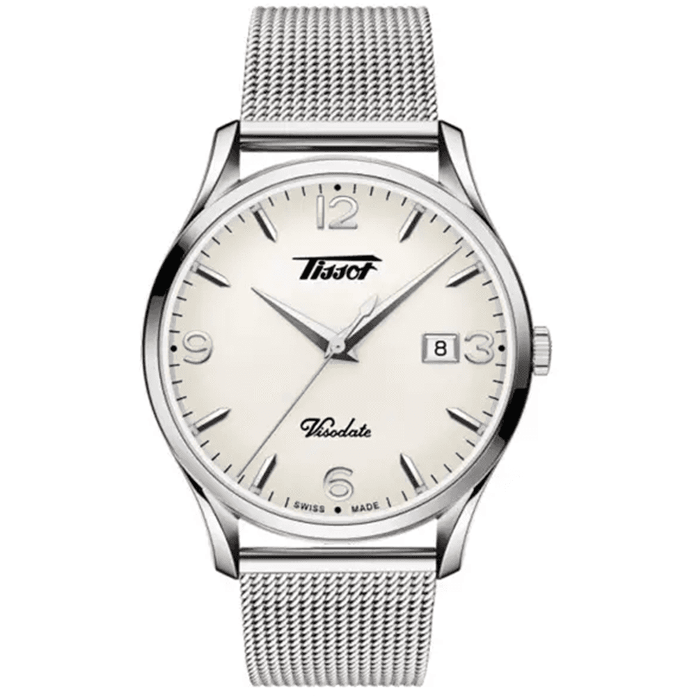 Tissot Visodate — cadran blanc