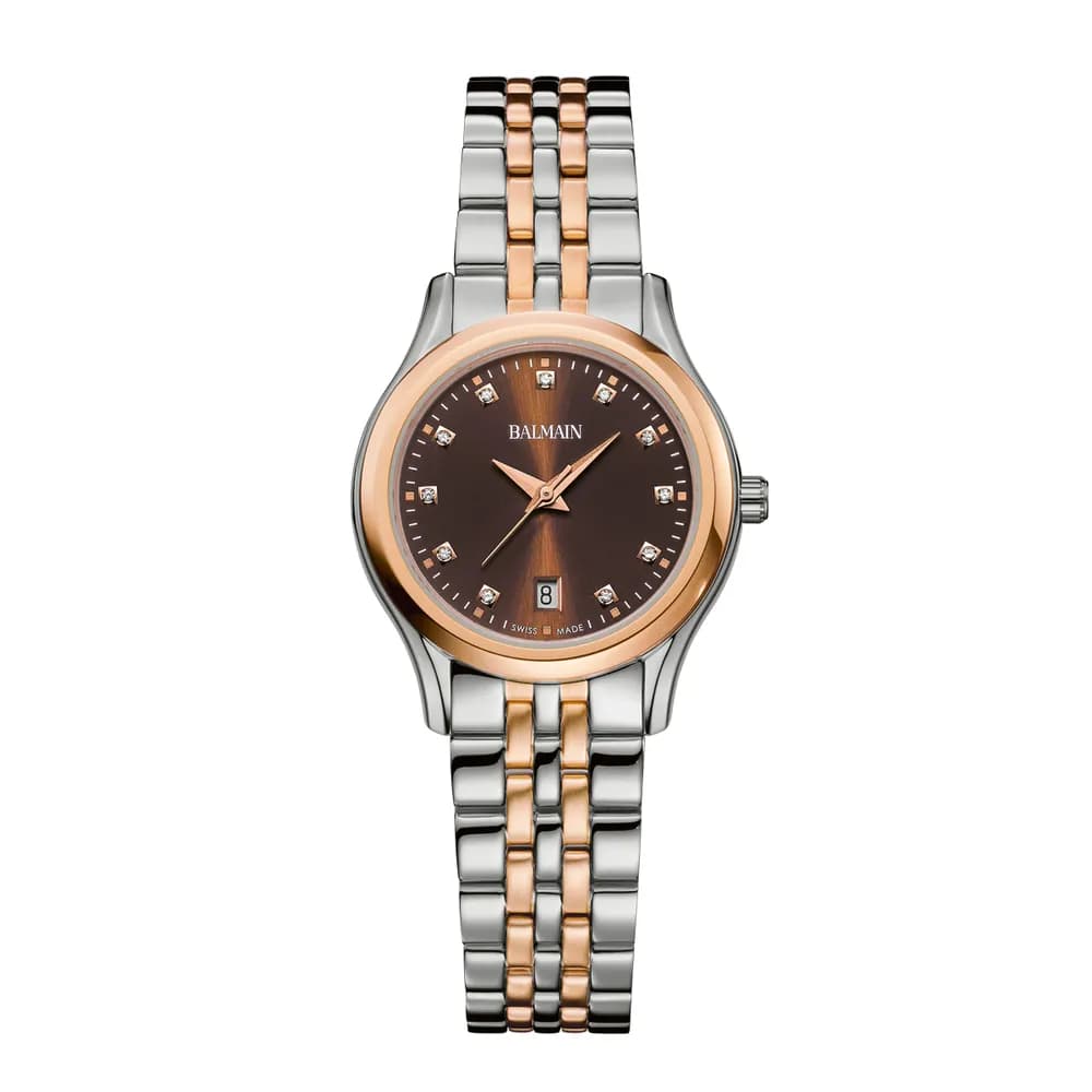 Balmain Montre quartz Femme Beleganza Chocolat