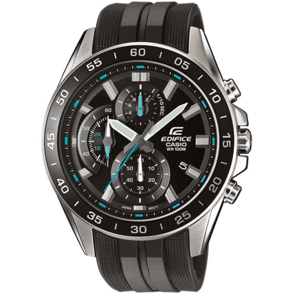 Casio Edifice Chrono — cadran noir