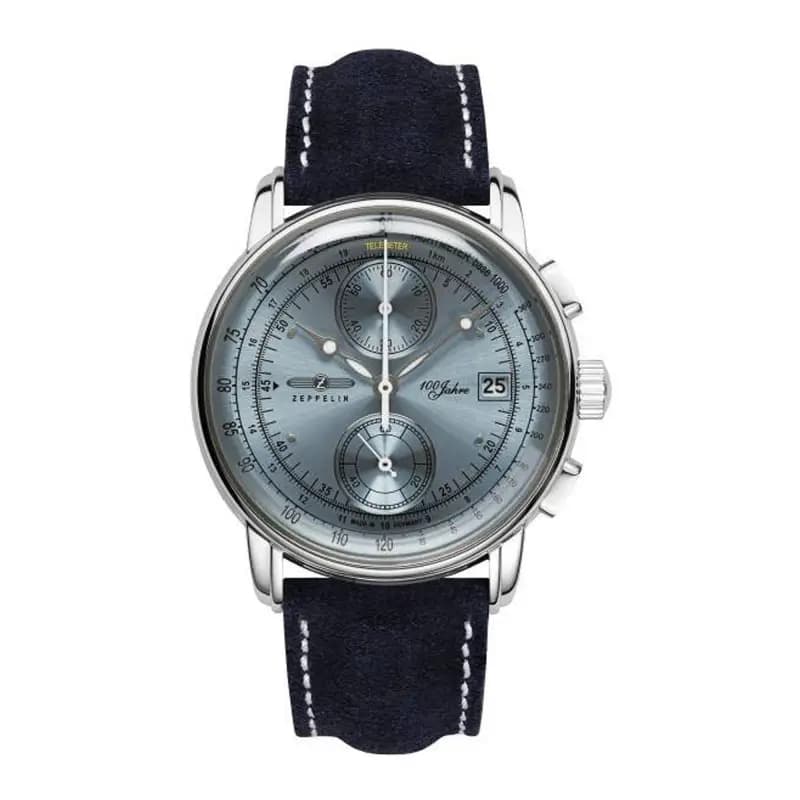 Zeppelin Montre 100 Jahre Chronograph Ice Blue 86704