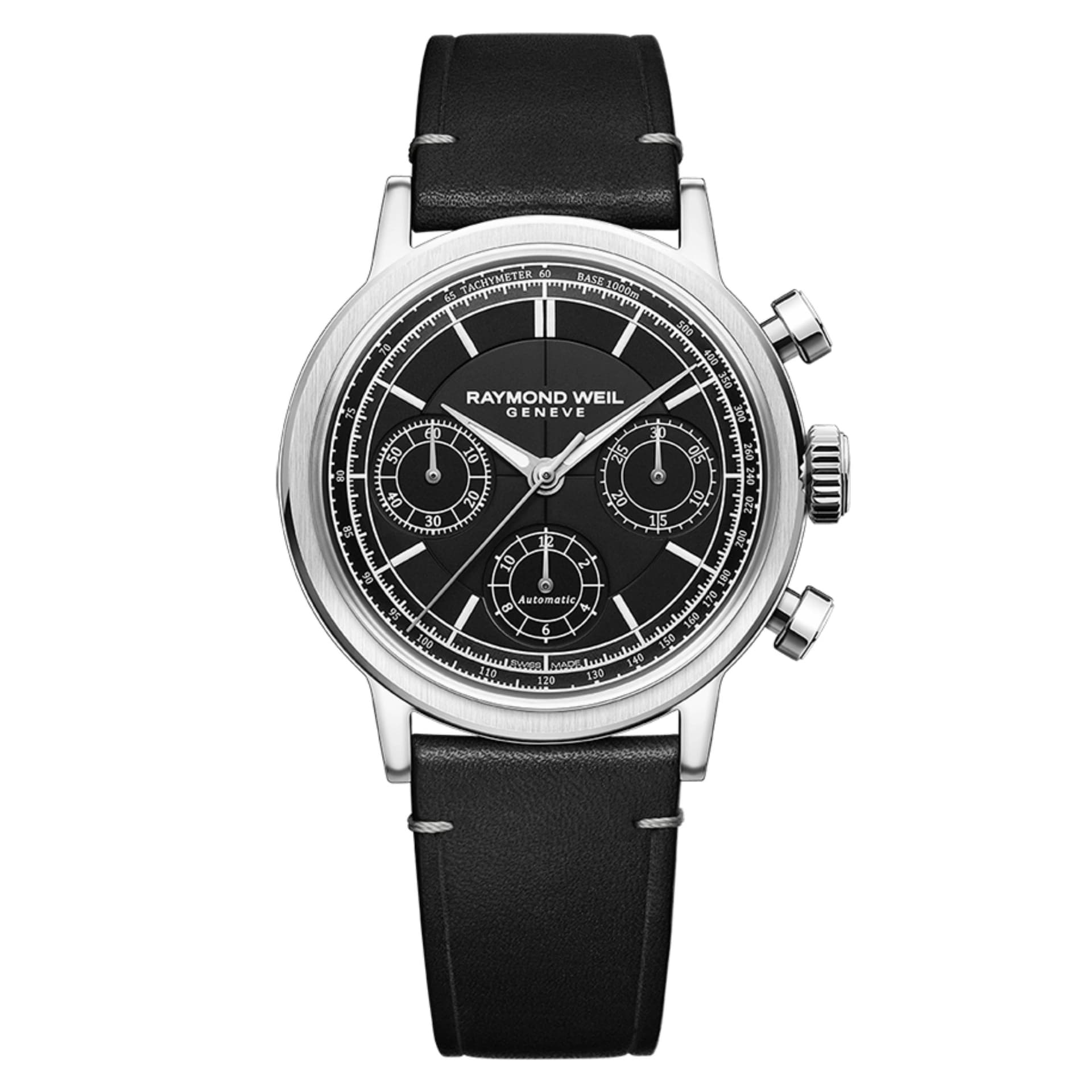 Raymond Weil Montre Millesime Tri-Compax Chronograph 39 mm - Cadran noir