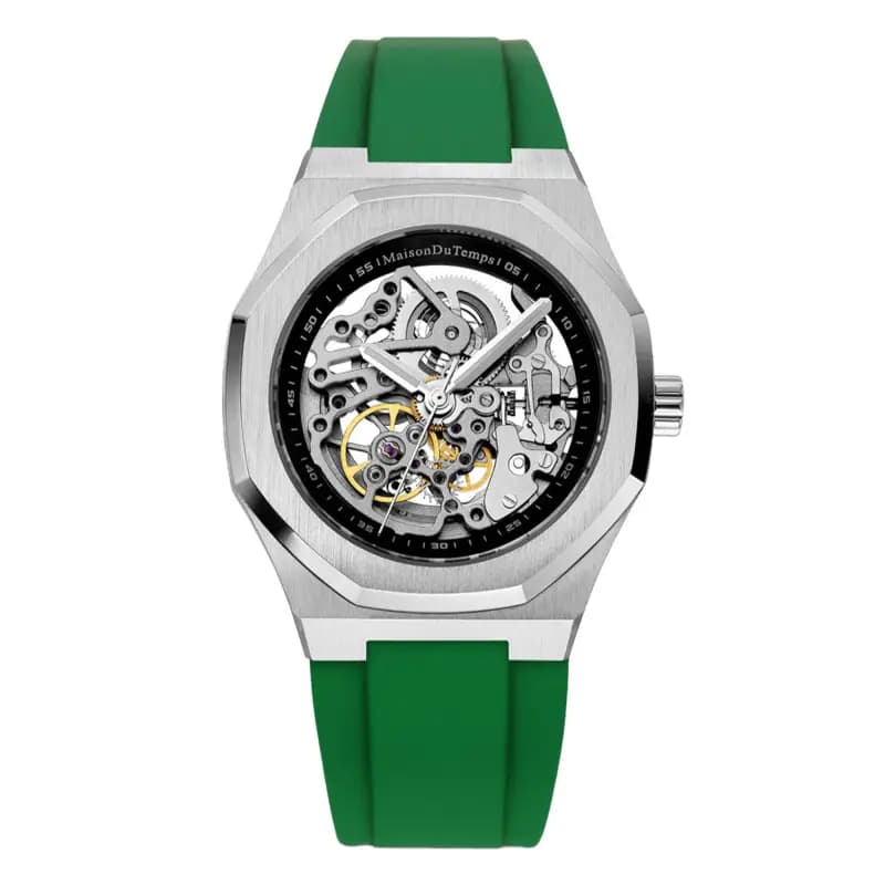 Maison du Temps Montre MTBeta Skeleton Silicone Vert