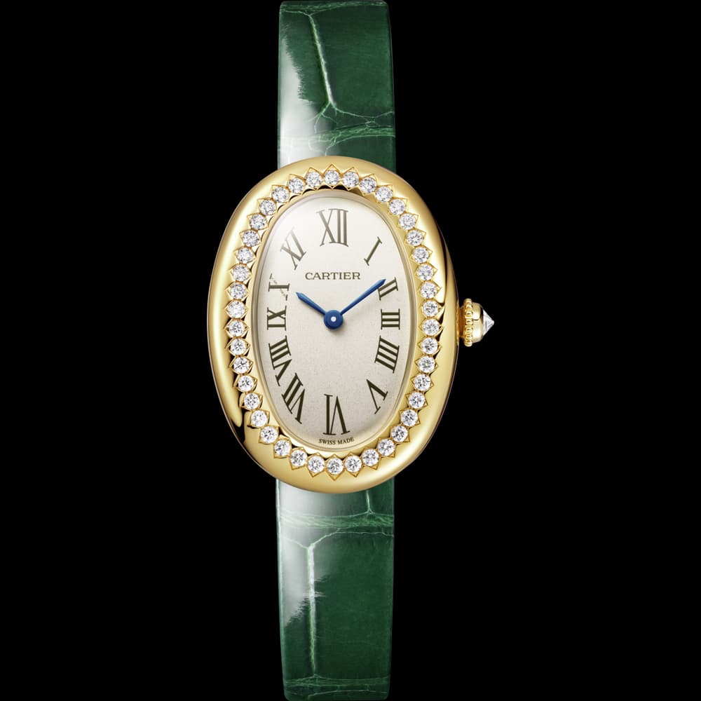 Cartier Baignoire — or jaune et diamants