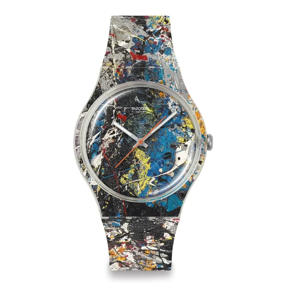 Swatch Montre quartz Mixte Swatch x guggenheim Multicolore