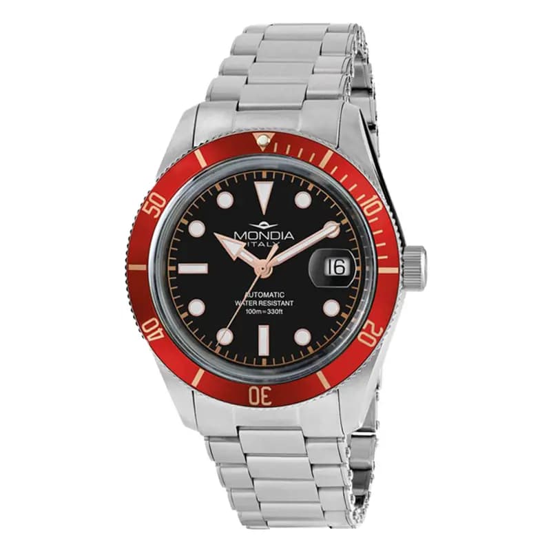 Mondia Montre Heritage Diver MI-821-SRDPR-BK-OY
