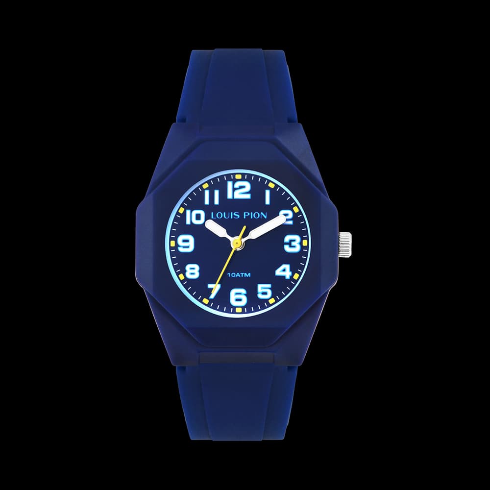 Louis Pion Montre Enfant Andrea Bleu foncé