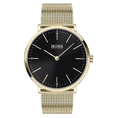 Hugo Boss Montre Homme BOSS en Acier Jaune Etanche