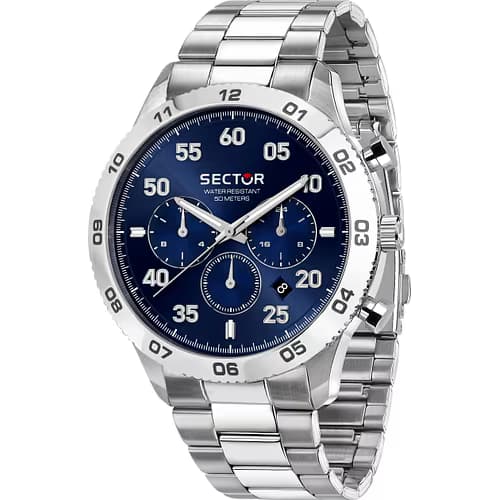 Sector Montre Sector Homme Acier inoxydable Cadran Bleu
