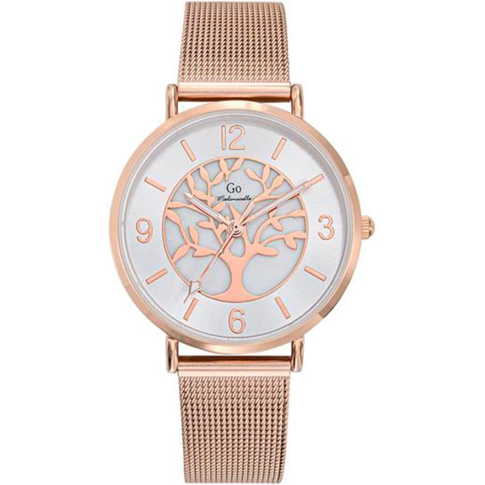 GO Mademoiselle Montre GO Mademoiselle en Acier et PVD Doré Rose
