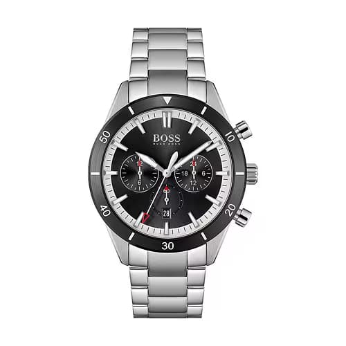 Hugo Boss Montre Analogique Homme Boss Acier Gris 1513862 - Cleor