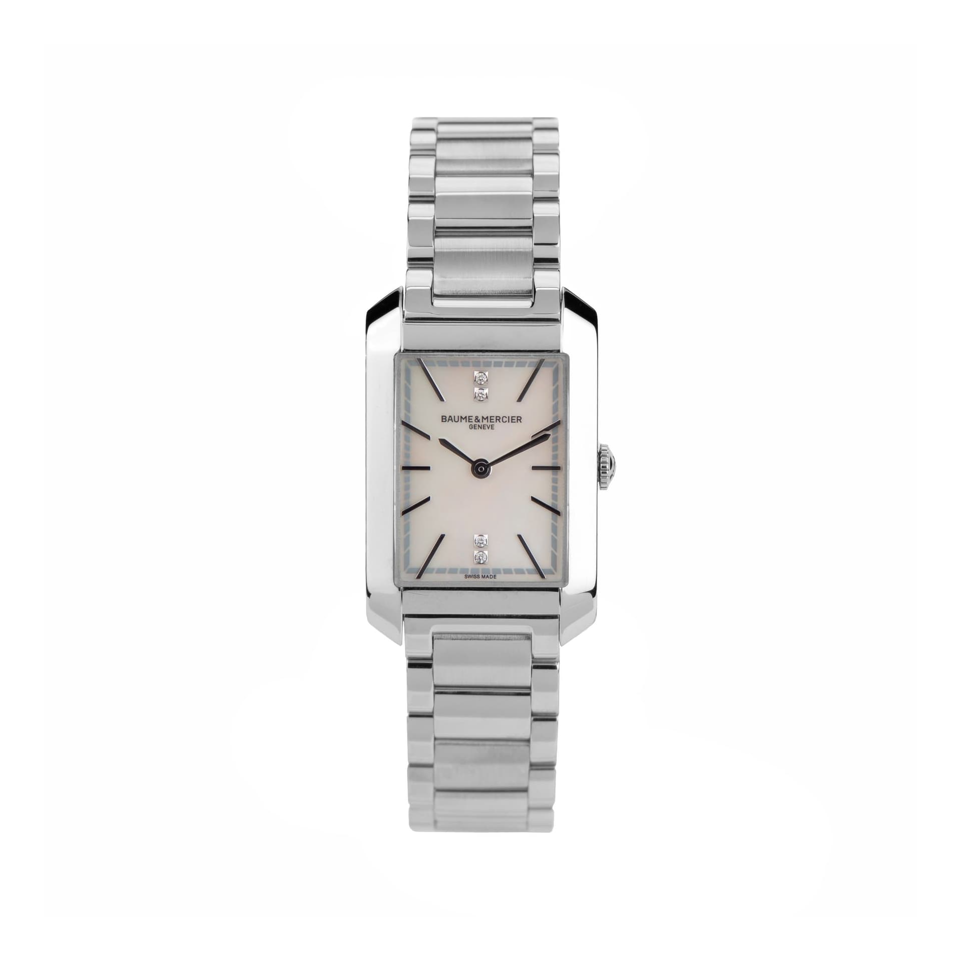 Baume & Mercier Montre Baume &amp; Mercier Hampton Lady Diamants quartz 22.2 x 34 mm Full Set 2020