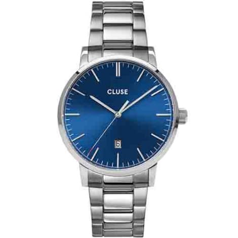 Cluse Aravis Steel — cadran bleu