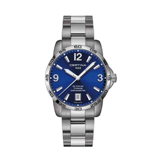 Certina Montre Certina DS Podium 40mm Quartz Cadran Bleu