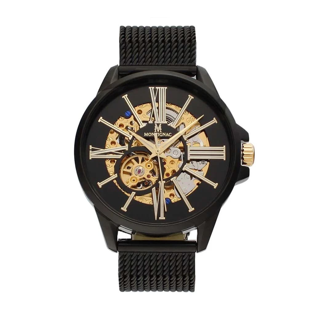 Montignac Montre Montignac Round Automatique Noir