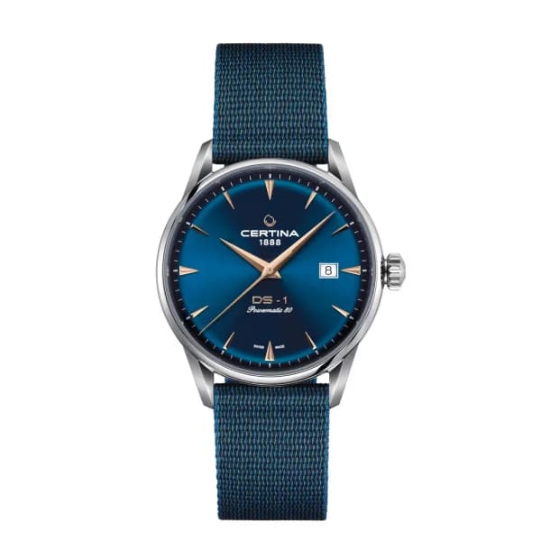 Certina Montre Certina DS-1 Powermatic 80 Automatique Cadran Bleu