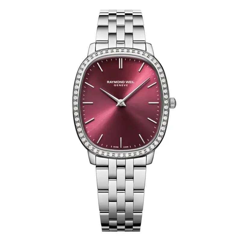 Raymond Weil Montre Toccata Heritage 31 x 36 mm - Cadran rouge 5280-STS-45001